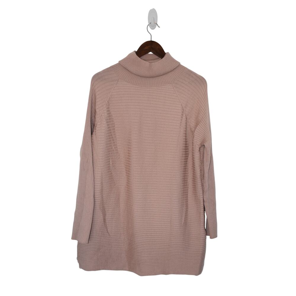 COS 100% Wool Ribbed Turtleneck Sweater Size M - Picture 2 of 4